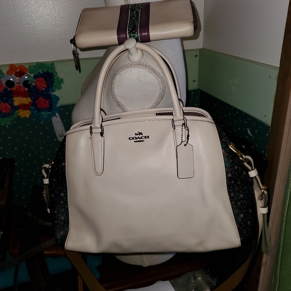 Coach Handbags - COACH GUC MARGOT RANCH CARRYALL SATCHEL WITH MATCHING WALLET (NWT STRAP ONLY)